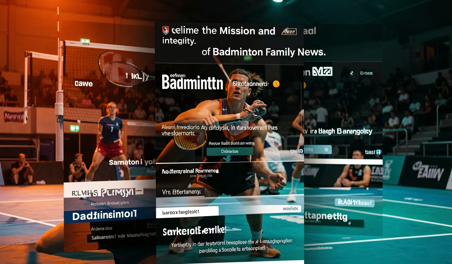 Badminton Family News Editorial Office Environment