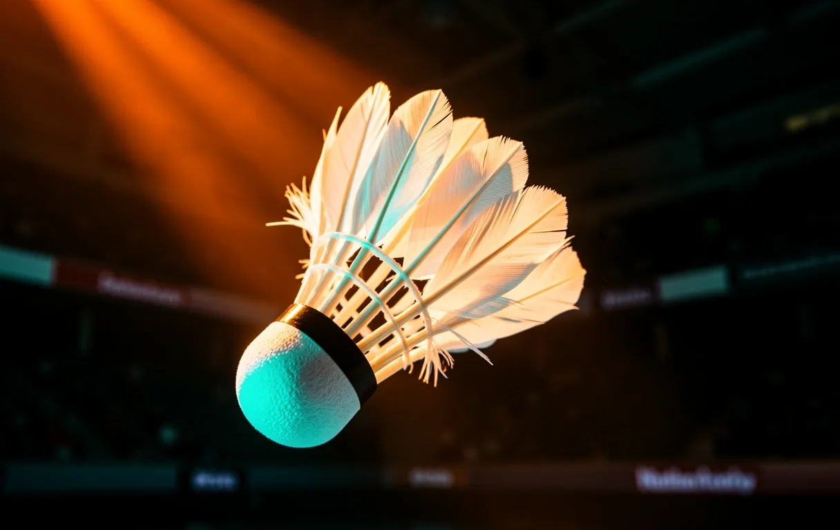 Shuttlecock in Light
